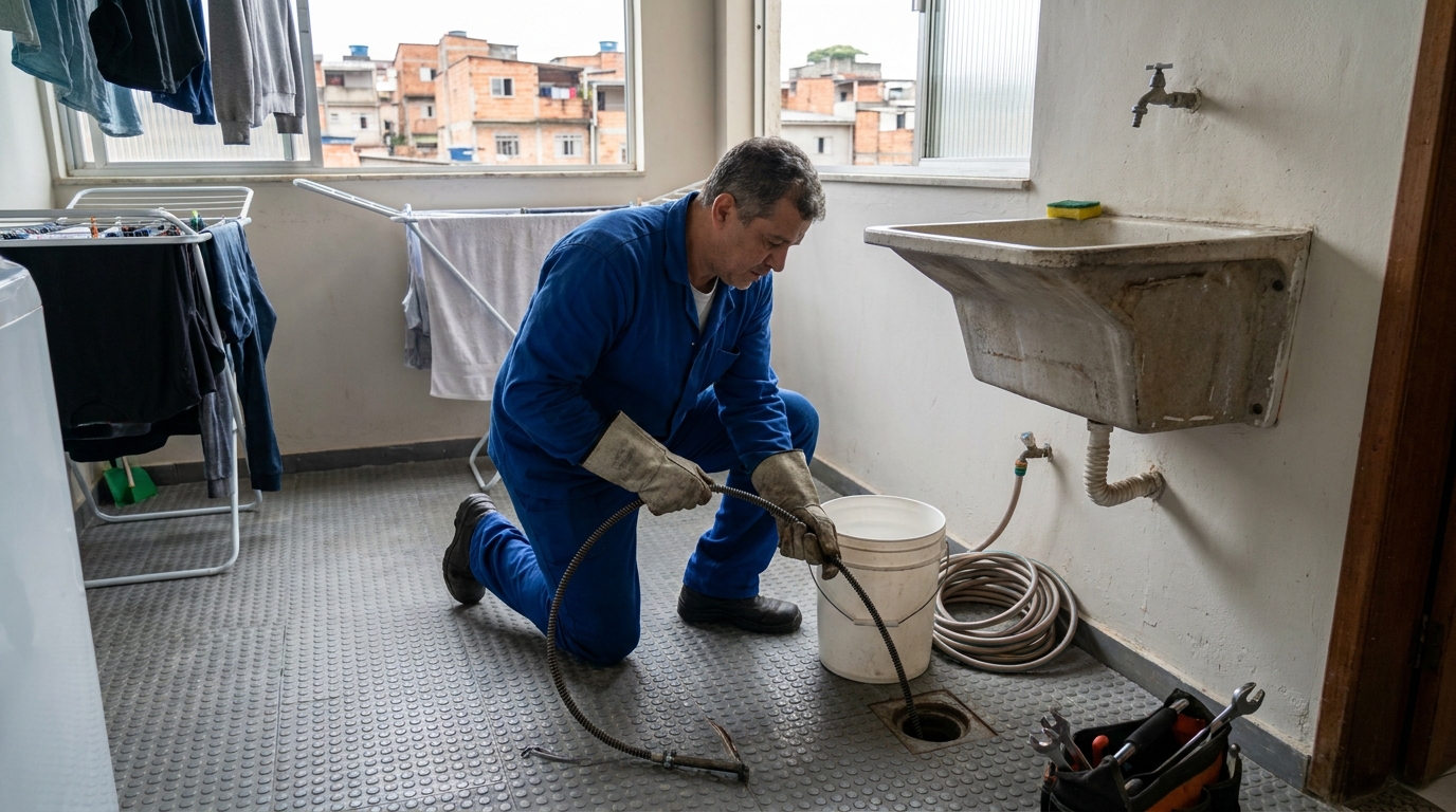 Desentupimento de Ralos Externos em Blumenau‑SC